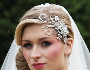 Wedding Hair With Flowers & jewels : Karma Hair Design, Ballyclare, Northern Ireland…