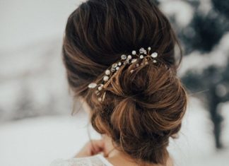 Wedding Hair With Flowers & jewels : pretty wedding hair…