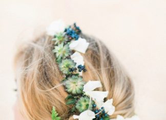Wedding Hair With Flowers & jewels : Wedding Hair Inspiration With Florals