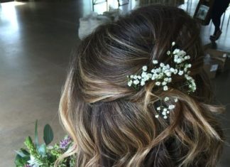 Wedding Hair With Flowers & jewels : Wedding Hairstyles for Short Hair…
