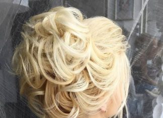 Best Hair Style For Bride : 40 Stuning Long Curly Wedding Hairstyles from Nadi Gerber | Deer Pearl Flowers -…