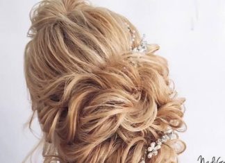 Best Hair Style For Bride : 40 Stuning Long Curly Wedding Hairstyles from Nadi Gerber | Deer Pearl Flowers -…