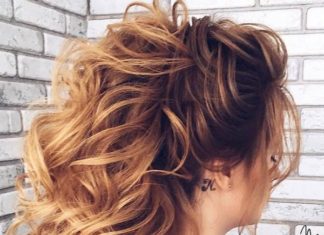 Best Hair Style For Bride : 40 Stuning Long Curly Wedding Hairstyles from Nadi Gerber | Deer Pearl Flowers -…