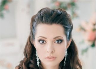 Best Hair Style For Bride : 40 Stunning Half Up Half Down Wedding Hairstyles with Tutorial / www.deerpearlfl…