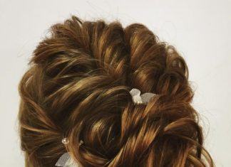 Wedding Hair With Flowers & jewels : …