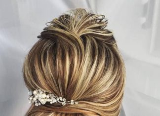 Best Hair Style For Bride : 40 Stuning Long Curly Wedding Hairstyles from Nadi Gerber | Deer Pearl Flowers -…