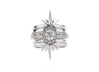 Engagement Rings & Wedding Rings : Meadowlark Jewellery’s Cool Hexagon Engagement Rings – Mon Cheri Bridals
