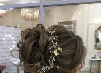 Wedding Hair With Flowers & jewels : …