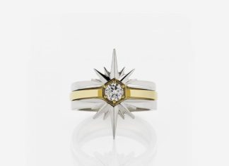 Engagement Rings & Wedding Rings : Meadowlark Jewellery’s Cool Hexagon Engagement Rings – Mon Cheri Bridals