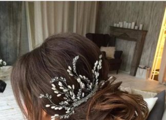 Wedding Hair With Flowers & jewels : …