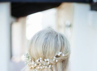 Wedding Hair With Flowers & jewels : …