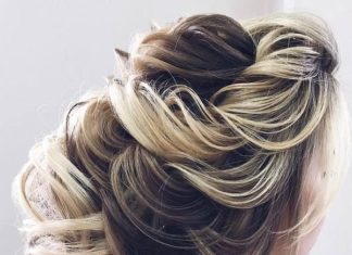 Best Hair Style For Bride : 40 Stuning Long Curly Wedding Hairstyles from Nadi Gerber | Deer Pearl Flowers -…