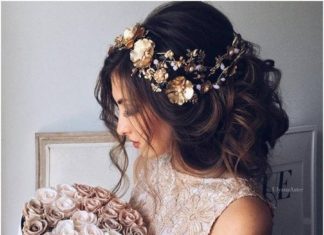 Best Hair Style For Bride : Ulyana Aster Long Wedding Hairstyles Inspiration – www.ulyanaaster.com | Deer Pe…