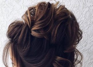 Best Hair Style For Bride : 40 Stuning Long Curly Wedding Hairstyles from Nadi Gerber | Deer Pearl Flowers -…