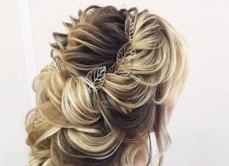 Best Hair Style For Bride : 40 Stuning Long Curly Wedding Hairstyles from Nadi Gerber | Deer Pearl Flowers -…
