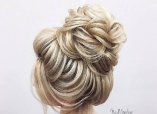 Best Hair Style For Bride : 40 Stuning Long Curly Wedding Hairstyles from Nadi Gerber | Deer Pearl Flowers -…