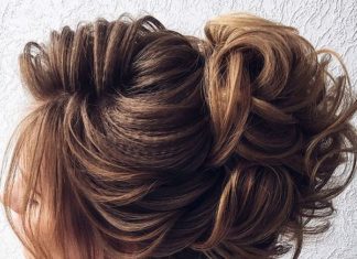 Best Hair Style For Bride : 40 Stuning Long Curly Wedding Hairstyles from Nadi Gerber | Deer Pearl Flowers -…