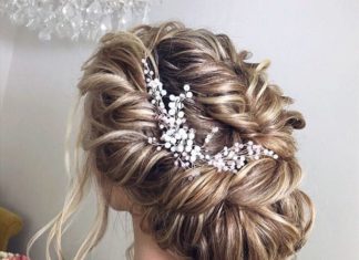 Wedding Hair With Flowers & jewels : …