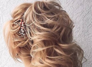 Best Hair Style For Bride : 40 Stuning Long Curly Wedding Hairstyles from Nadi Gerber | Deer Pearl Flowers /…