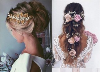 Best Hair Style For Bride : Ulyana Aster Long Wedding Hairstyles Inspiration – www.ulyanaaster.com | Deer Pe…