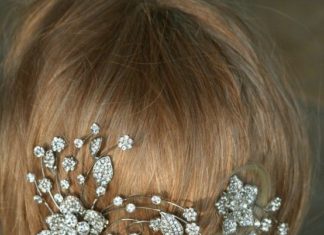 Wedding Hair With Flowers & jewels : …