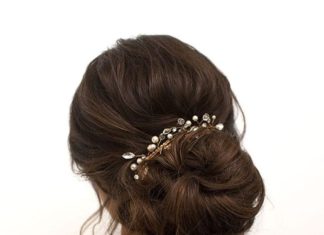 Wedding Hair With Flowers & jewels : …