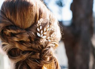Wedding Hair With Flowers & jewels : …