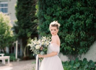 Beautiful Brand Wedding Dresses : Off-the-shoulder wedding dress: Photography: Sophie Kaye – sophiekayephotogr……