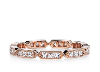 Engagement Rings & Wedding Rings : Rose Gold Wedding Bands by Single Stone – Mon Cheri Bridals