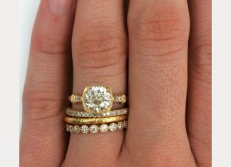 Engagement Rings & Wedding Rings : Stacked Wedding Ring Styles That’ll Leave You Breathless – Mon Cheri Bridals