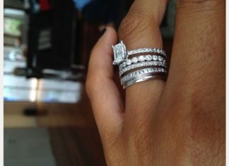 Engagement Rings & Wedding Rings : Stacked Wedding Ring Styles That’ll Leave You Breathless – Mon Cheri Bridals