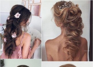 Best Hair Style For Bride : Ulyana Aster Long Wedding Hairstyles Inspiration – www.ulyanaaster.com | Deer Pe…