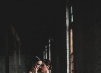 Trendy Wedding Dresses : Moody & Modern Warehouse Wedding Inspiration by Jonathan Kuhn Photography…