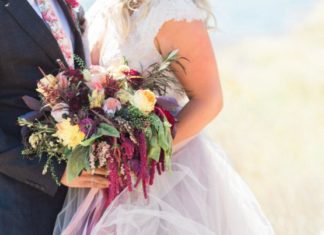 Trendy Wedding Dresses : Romantic Jewel-Toned Wedding by Sara Lynn Photography…