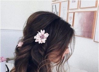 Best Hair Style For Bride : Ulyana Aster Long Wedding Hairstyles Inspiration – www.ulyanaaster.com | Deer Pe…