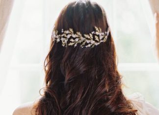 Wedding Hair With Flowers & jewels : …