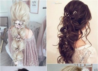 Best Hair Style For Bride : Ulyana Aster Long Wedding Hairstyles Inspiration – www.ulyanaaster.com | Deer Pe…