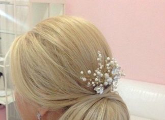 Wedding Hair With Flowers & jewels : …