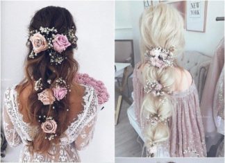 Best Hair Style For Bride : Ulyana Aster Long Wedding Hairstyles Inspiration – www.ulyanaaster.com | Deer Pe…