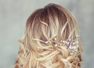 Wedding Hair With Flowers & jewels : …