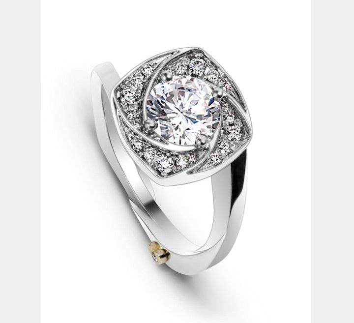 Contemporary Diamond Engagement Rings That Will Blow You Away! ~ we ❤ this! ...