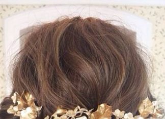 Wedding Hair With Flowers & jewels : …