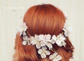 Wedding Hair With Flowers & jewels : hair…