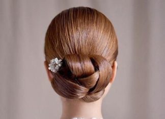 Wedding Hair With Flowers & jewels : Bridal Hairstyle…