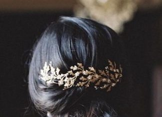 Wedding Hair With Flowers & jewels : ….