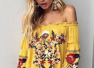 Street Style : Yellow Dress