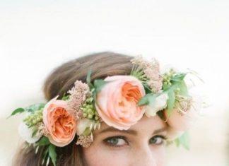 Wedding Hair With Flowers & jewels : How To Rock Fresh Flowers In Your Hair: 65 Ideas | HappyWedd.com…