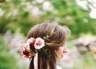 Wedding Hair With Flowers & jewels : Wedding hairstyle…