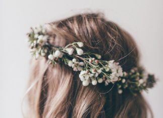 Wedding Hair With Flowers & jewels : …