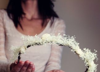 Wedding Hair With Flowers & jewels : flower crown…